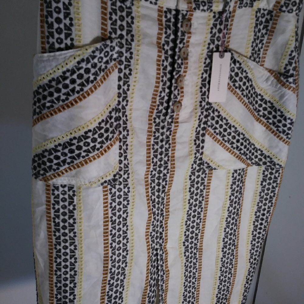 Button Fly Anthropologie skirt size 12 New w/ Ta